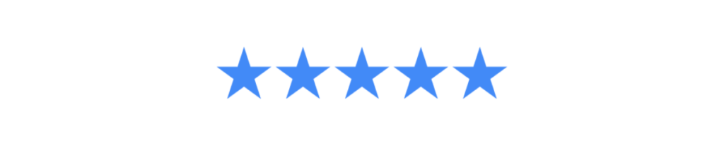 blue five stars for prodent search